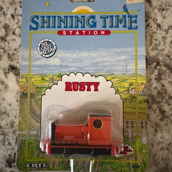 Thomas and Friends Shining Time Station RUSTY Die Cast Metal ERTL 1995 NEW - Picture 1 of 2